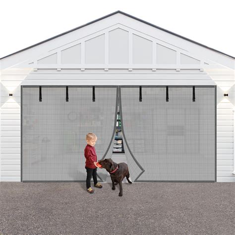 Privacy Garage Door Screen Blackout for 2 Car Garage-16x7FT Privacy ...
