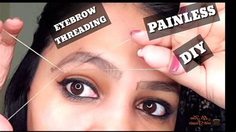 Image result for How Is Threading Eyebrows Done