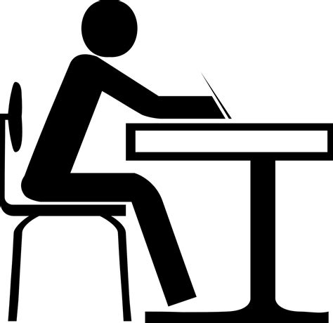 sitting at desk clipart 10 free Cliparts | Download images on ...
