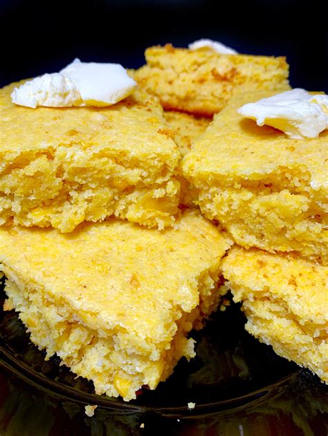 3 Ingredient Cornbread (Vegan) – Midnight Munchies & More!
