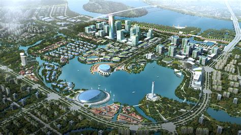 遂宁市河东二期城市景观体系规划设计和重点区域城市景观概念设计及城市设计,项目-新加坡邦城规划