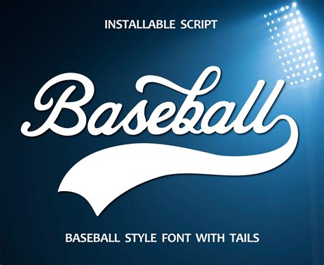 Image result for Baseball Script Font