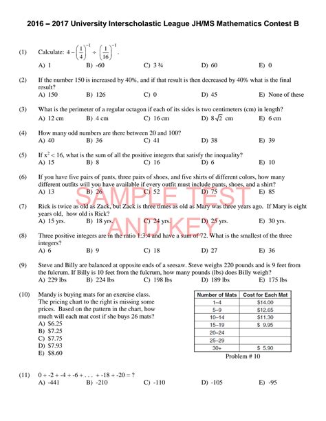 Image result for Math Answer Sheet