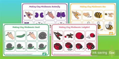 Making Clay Minibeasts Activity Cards | Twinkl - Twinkl
