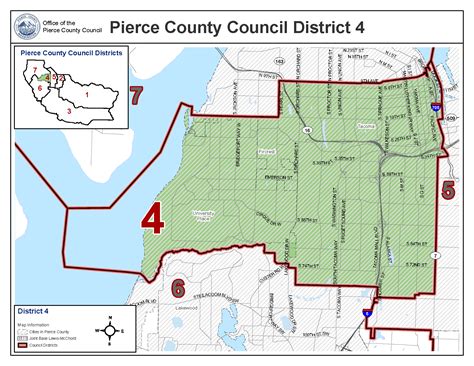 Council District Maps | Pierce County, WA - Official Website