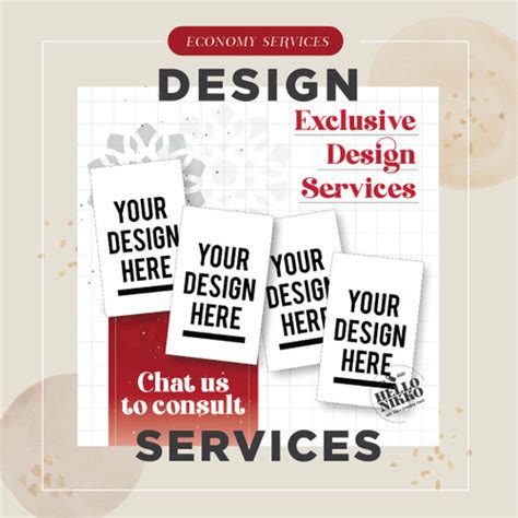 Jual Design service graphic design banner logo gift hang tag kartu card ...