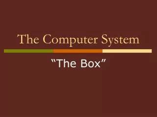 A Computer System 的图像结果