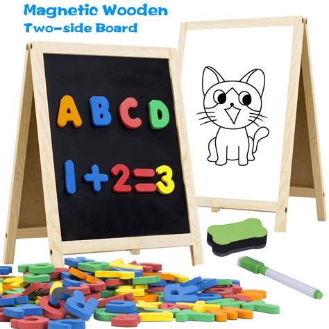 Buy Magnetic Letters and Numbers for Toddlers with Easels, 133 Pcs ABC ...