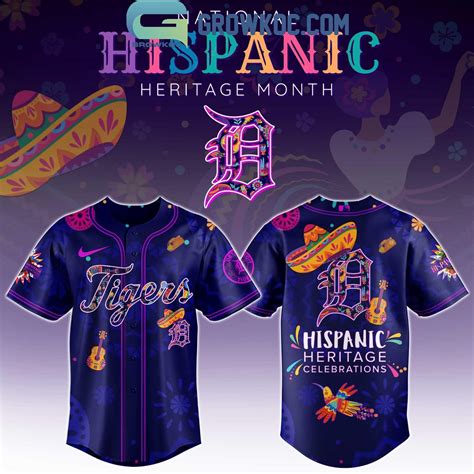 Detroit Tigers Hispanic Heritage Celebrations 2025 Baseball Jersey ...