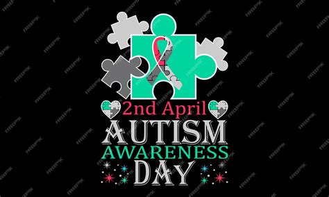 Premium Vector | Happy autism awareness day shirts design