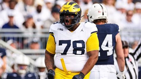 Michigan star defensive lineman Kenneth Grant entering NFL draft - ESPN