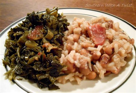 Southern With A Twist: Southern Collard Greens and Ham Hock