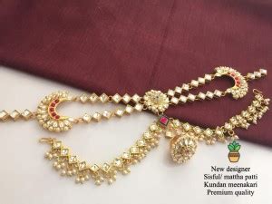 Primectrla Fab Brass Matha Patti Price in India - Buy Primectrla Fab ...