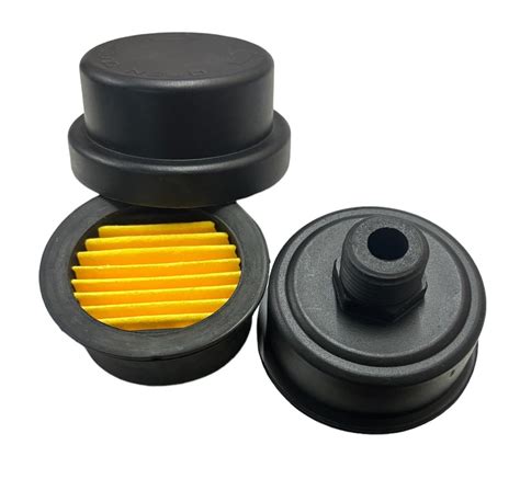 Compressor Master 1/2" (0.5 inch) Thread Silencer (air suction filter ...