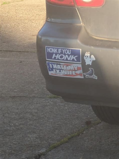 I hate my ex wife : r/Bumperstickers