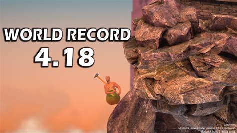 Griffpatch Getting Over It Speed Run 的图像结果