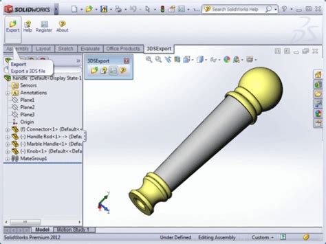 SolidWorks Can Open File 3DS 的图像结果