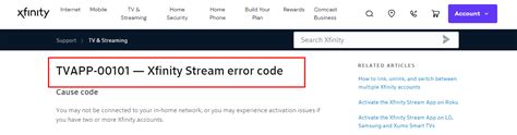 Image result for Xfinity Cable Box Error Code 1PST