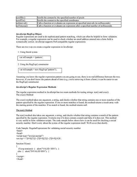 Session-7 - Notes - scrollBy() Scrolls the content by the specified ...