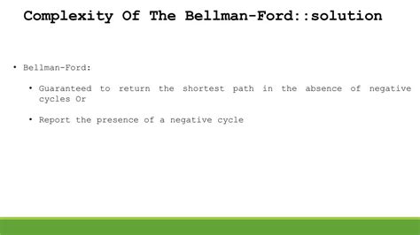 Bellmann Ford Algorithm Complexity 的图像结果