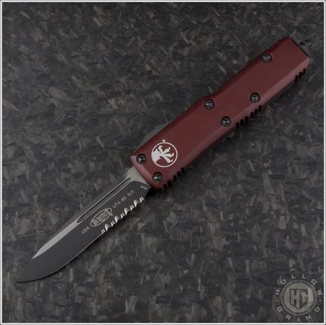 Microtech Knives Merlot UTX-85 S/E Automatic OTF D/A Knife (3in Black ...