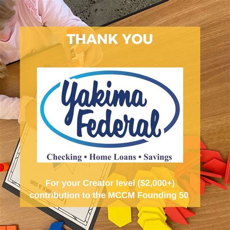 A huge shoutout to Yakima Federal Savings and Loan for their generous ...