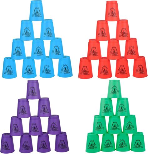 Amazon.com: yeesport Speed Stacking Cups Game: 48pcs Cup Stacking Set ...