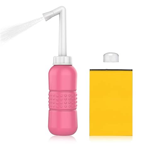 HANNEA® Portable Jet Spray For Toilet, 450ML Antislip Strong Spray ...