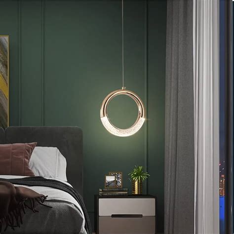 HDC LED Metal Full Moon Hanging Pendant Ceiling Lamp Light Fixture