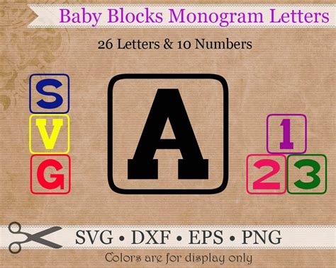 Image result for Block Monogram Letters