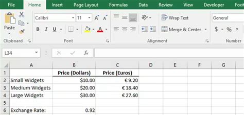 Image result for Convertir Devise Excel