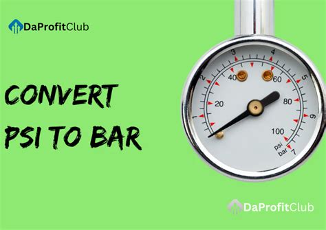 Psi to bar - DaProfitClub