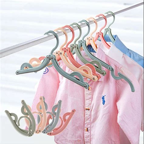 Foldable Travel Hanger, Clothes Space-saving Portable, Plastic Hanger 大切な
