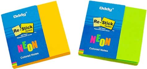 Flipkart.com | Oddy 3"x3" Sticky Notes (Pack of 2,Total - 160 Pads) 80 ...