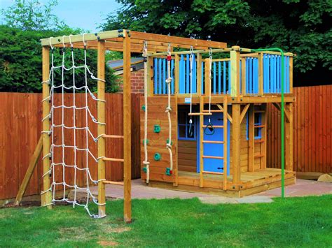 Wooden Playhouses and Climbing Frame | Design Create Play | Backyard ...