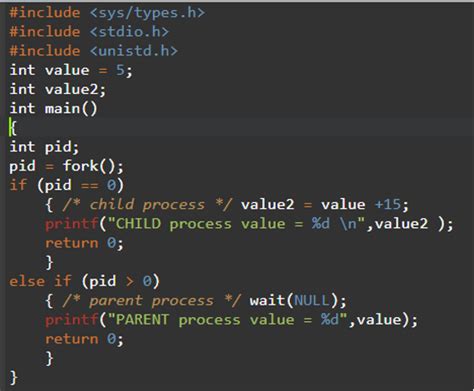 Parent Process Exmaple 的图像结果