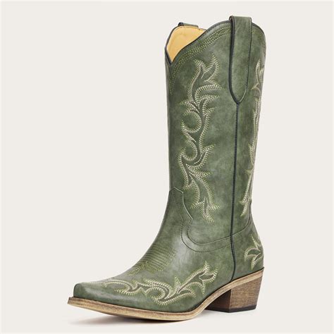 Wide Calf Cowboy Boots for Women | Comfortable Fit | REDTOP - Redtop