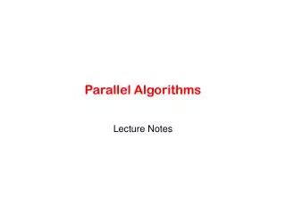 Image result for Parallel Algorithms Define