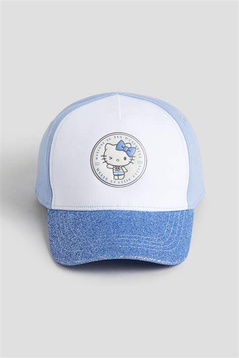 Printed cap - Light blue/Hello Kitty - Kids | H&M PH