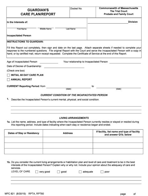2019-2026 Form MA MPC 821 Fill Online, Printable, Fillable, Blank ...