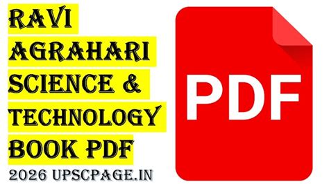 Ravi Agrahari Science and Technology book PDF free UPSC material