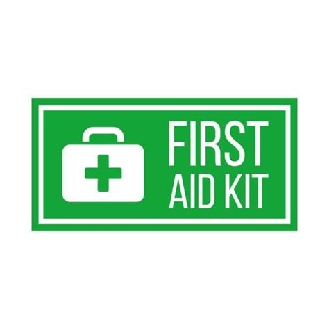 First Aid Kit Signage Board, Foam Board Fixed with PVC Waterproof ...