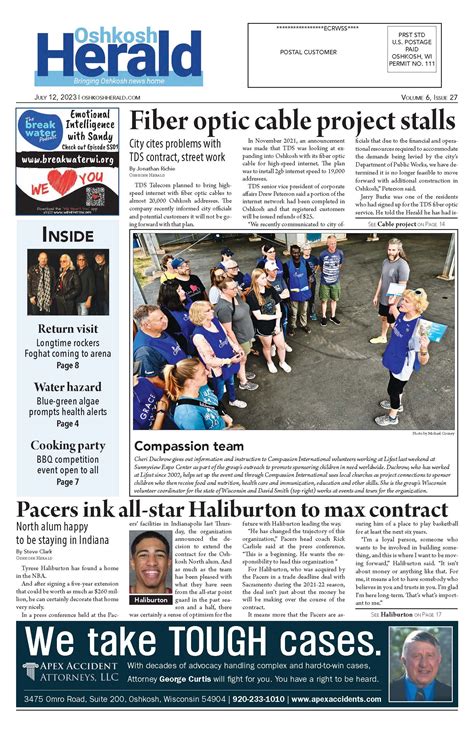 July 12, 2023 Oshkosh Herald - Oshkosh Herald