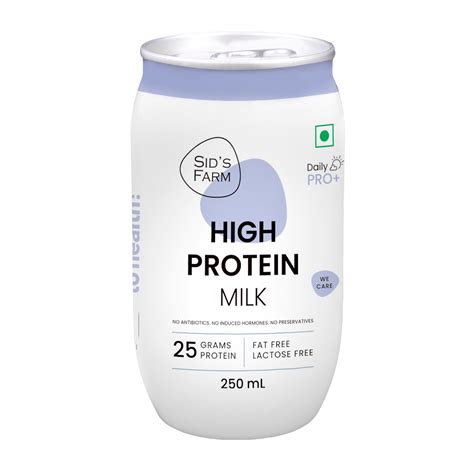 High Protein Milk – Sid's Farm