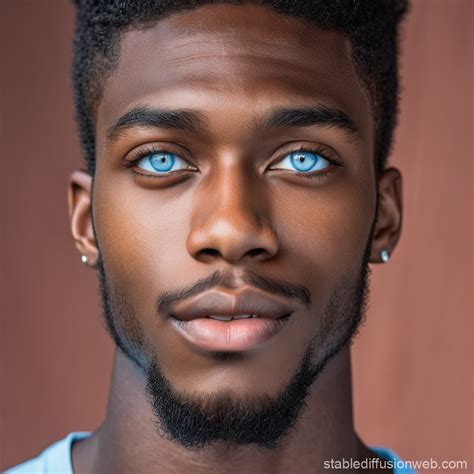 Blue Eyes Black Man