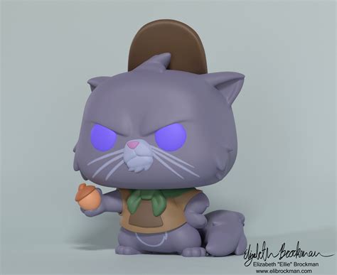 ArtStation - Cat Yzma as Scout POP sculpt
