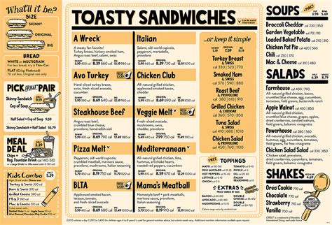 Potbelly Menu Refresh on Behance
