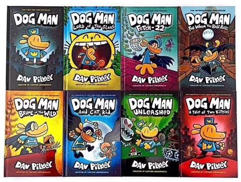 Dogman Comic illustrations 7 books, 書本 & 文具, 小朋友書 - Carousell