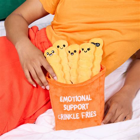 Emotional Support Crinkle FriesCrinkle vs. Regular Fry Plushies: Cast ...