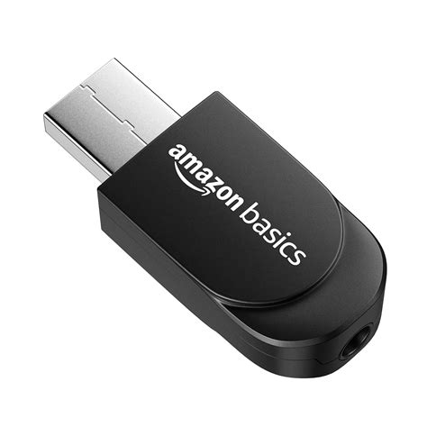 Amazon Basics 2 in 1 Bluetooth 5.0 Transmitter Receiver | 3.5mm Stereo ...